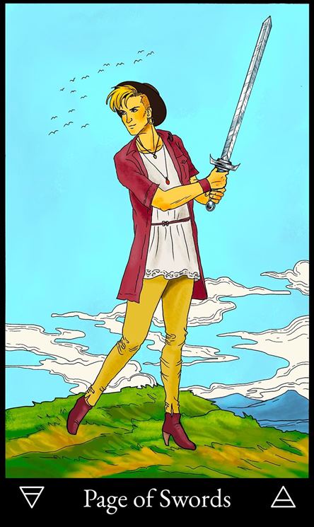 Page of Swords Tarot Minor Arcana